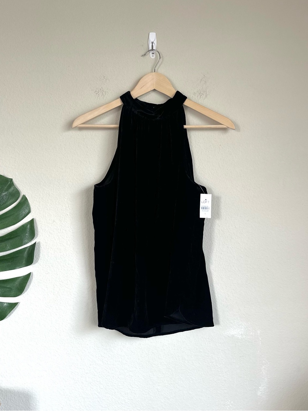 NWT Loft Velvet High Neck Tank